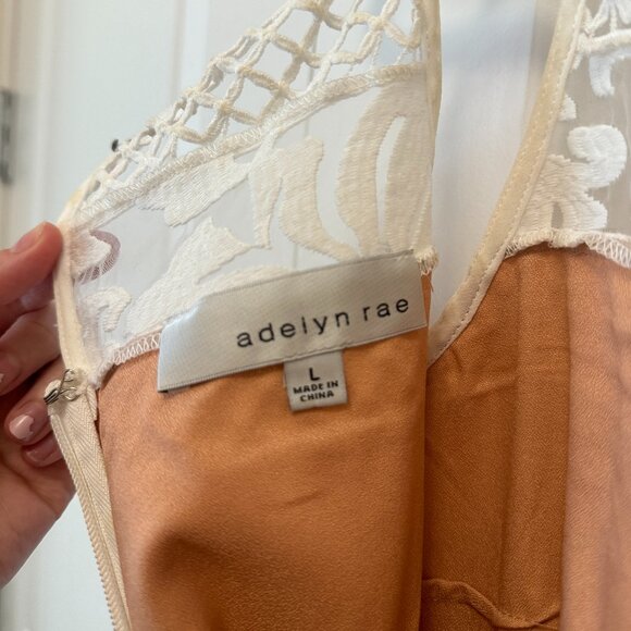 Ivory Adelyn Rae Crochet Mini Dress - Picture 2 of 3